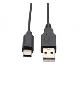 USB to Type-c charger  cable  PVC black cable